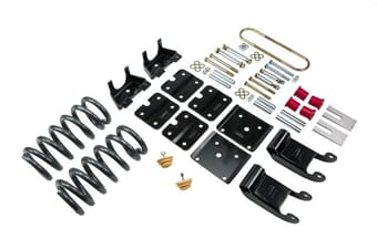 belltech lowering kit w/o shocks 95-02 gm astro/safari (2wd, with factory steel leaf) 769 - image