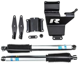 readylift 11-22 ford sd f-250/f-350 dual steering stabilizer w/bilstein 77-2520 - image