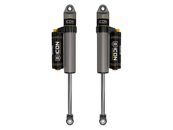 icon 2023-2024 gmc canyon/chevrolet colorado, 0-1" lift, rear 2.5 vs piggyback reservoir w/ cdcv shocks, pair 77751cp - image