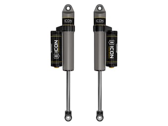 icon 2023-2024 gmc canyon/chevrolet colorado, 0-1" lift, rear 2.5 vs piggyback reservoir shocks, pair 77751p - image