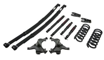 belltech lowering kit with nd2 shocks 92-98 c2500 suburban 2wd (6 lug only) 92-94 c1500 suburban 2wd 786nd - image