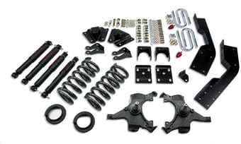 belltech lowering kit with nd2 shocks 92-94 c1500 suburban 2wd 787nd - image