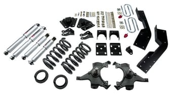 belltech lowering kit with sp shocks 92-94 c1500 suburban 2wd 787sp - image