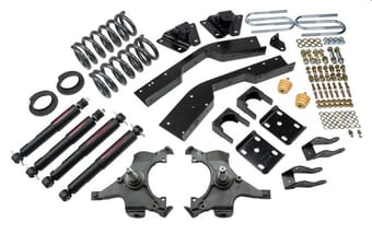 belltech lowering kit with nd2 shocks 92-94 c2500 suburban 2wd (6 lug only) 789nd - image