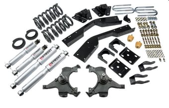 belltech lowering kit with sp shocks 92-94 c2500 suburban 2wd (6 lug only) - image