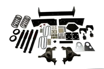 belltech lowering kit with nd2 shocks 94-99 dodge ram 1500 2wd 821nd - image