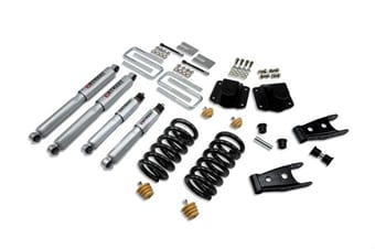 belltech lowering kit with sp shocks 94-02 dodge ram 3500 2wd (v10 & diesel) 824sp - image