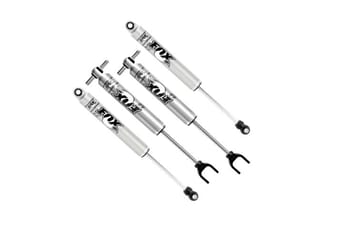 superlift 11-19 chevy silverado 2500hd fox shock box - 1.5-3.5in lift kit front/rear shocks 84062 - image