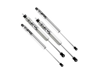 superlift 05-16 ford f-250 superduty fox shocks lift kit - front shocks (4-5in) rear shocks (4-6in) 84070 - image
