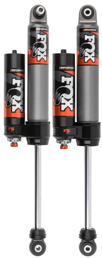 fox 18-up jeep jl 2.5 performance series 10.2in. smooth body piggyback dsc rear shock 0-1.5in. lift 883-26-053 - image