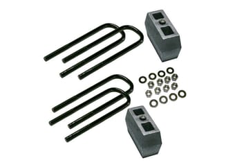 superlift 11-16 ford f-250 superduty w/o factory overloads 3in rear block kit 9081 - image