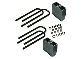 superlift 11-16 ford f-250 superduty w/o factory overloads 5in rear block kit 9082 - image