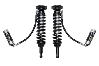 icon 2009-2013 ford f-150 4wd, 1.75-2.63" lift, front, v.s. 2.5 series coilover kit, remote reservoir w/ cdcv 91800c - image