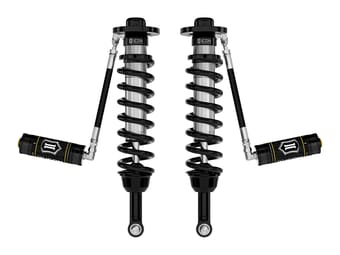 icon 2021-2024 ford f-150 4wd/tremor, 3.5-4.5"/2.5-3" lift, front, v.s. 2.5 series coilovers, remote reservoir, pair 91824 - image