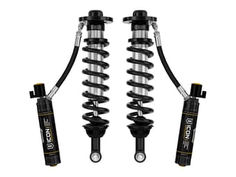 icon 2022-2023 ford f-150 lightning, lowered 0-2", 2.5 vs remote reservoir cdev coilover kit, front 91831e - image