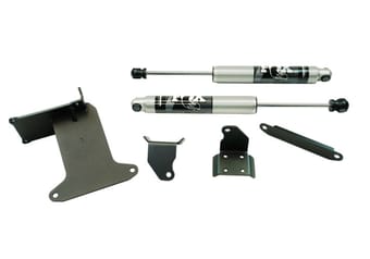 superlift 05-20 ford f250/350 super duty dual stabilizer w/ fox 2.0 shocks 92722 - image