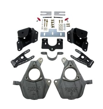 belltech lowering kit w/o shocks 05-06 silverado/sierra 1500 2wd (ext cab, with factory front torsion bar) & 07 classic 947 - image