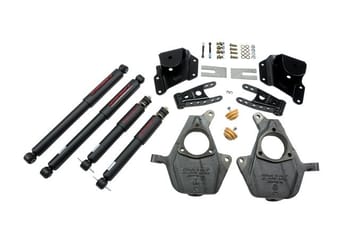 belltech lowering kit with nd2 shocks 05-06 silverado / sierra 1500 2wd (ext cab / short bed) & 2007 classic silverado / sierra 1500 2wd (ext cab / short bed) 948nd - image