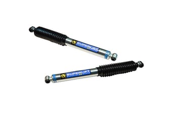 superlift dual steering stabilizer cylinder replacement kit - w/ ss by bilstein cylinders 95030 - image