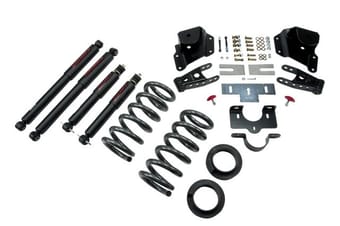 belltech lowering kit with nd2 shocks 99-06 silverado/sierra 1500 2wd (ext cab) 07 classic 950nd - image
