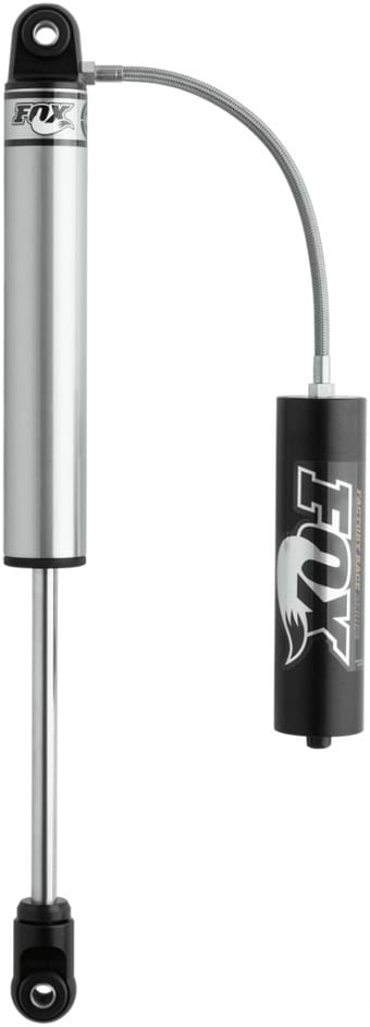 fox 2.0 factory series 8.5in. smooth body remote res. shock w/hrglss eyelet/cap (custom valv) - blk 980-24-031-1 - image