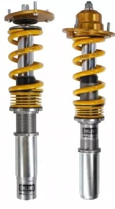 ohlins 13-20 porsche boxster/cayman (981/982) incl. s models dedicated track coilover system pou mu40s1 - image