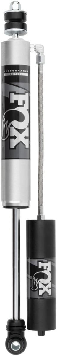 fox 03+ 4runner 03-14 land cruiser 05+ tacoma 07+ fj cruiser 2.0 performance series 9.1in smooth body remote reservoir rear shock / 0-1.5in. lift 985-24-117 - image