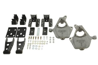 belltech lowering kit 14-16.5 chevy/gmc silverado/sierra all cabs 2wd 2in front/4in rear w/o shocks 986 - image