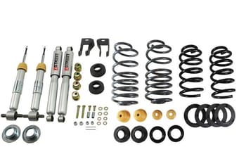 belltech lowering kit 15 chevy suburban / yukon xl 1in to 2in front/4in rear w/ shocks 998sp - image