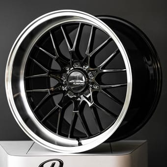 Ace Alloy AFF04 Gloss Piano Black w/ Diamond Lip