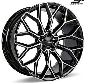 Ace Alloy AFF03 Piano Black w/ Mirror Machined Face