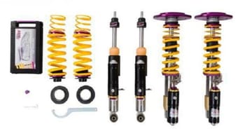 kw porsche 911 gt3rs 991.2 with oe noselift clubsport coilover kit 3-way 39771285 - image