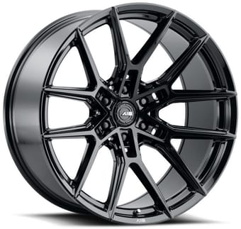 24x10 al13 fr66 gloss black 6x139.7/5.5 20mm - image