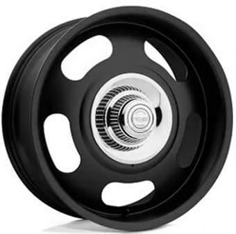 (clearance - no returns) 17x7 american racing vn506 rally satin black 5x120.7/4.75 | 5x127/5 0mm - image