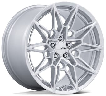 19x10 american racing ar955 stampede gloss silver (flow formed) 5x114.3/4.5 35mm - image