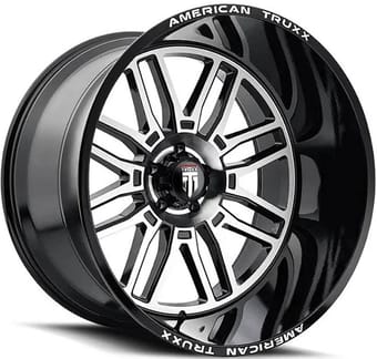 American Truxx AT1915 Restless Gloss Black Machined