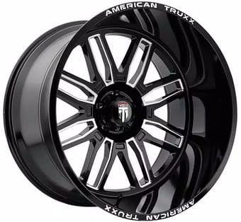 American Truxx AT1915 Restless Gloss Black Milled