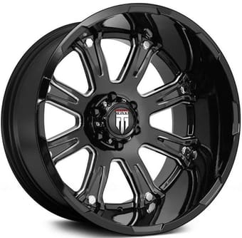 American Truxx AT154 Bomb Matte Black Milled