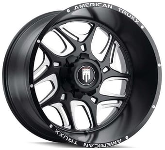 American Truxx AT1900 Sweep Matte Black Milled