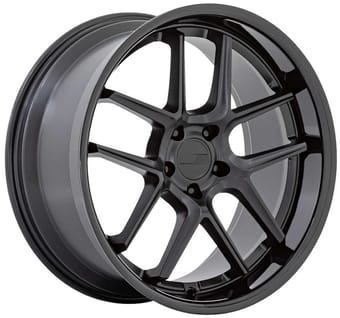 American Racing AR942 Matte Black w/ Gloss Black Lip