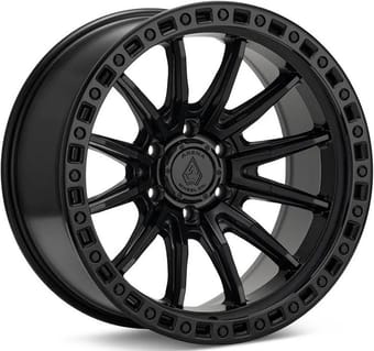17x9 arena a103 mission satin black (6-lug) 6x5.5/139.7 0mm - image