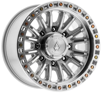20x9 arena a103 mission gloss silver machined (8-lug) 8x180 20mm - image