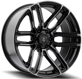 Blaque Diamond BD-F20 Gloss Black Wheels | Element Wheels