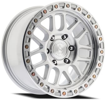 18x9 arena a119 boost gloss silver machined 8x180 20mm - image