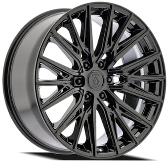 22x9.5 arena a124 finesse gloss black 6x135 25mm - image