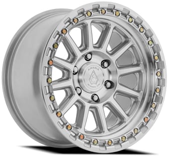 17x9 arena a128 enduro gloss silver machined 5x127/5 0mm - image