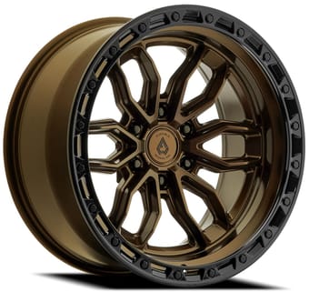 20x9 arena a137 pursuit smoked bronze w/ gloss black lip 6x135 0mm - image