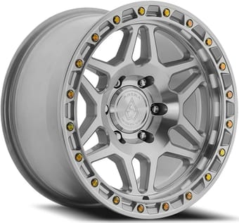 17x9 arena a139 octane gloss silver machined 5x127/5 0mm - image