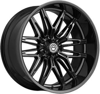 20x9.5 artem off-road a210 stryker gloss black (6-lug) 6x135 25mm - image