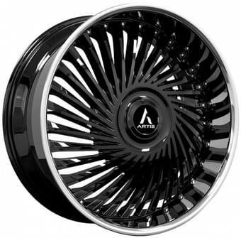 Artis Juicy XL Gloss Black w/ Stainless Steel Chrome Lip